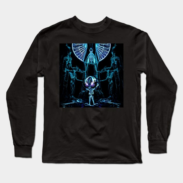 Angel wing x-ray Long Sleeve T-Shirt by Pebbles Joy Designs